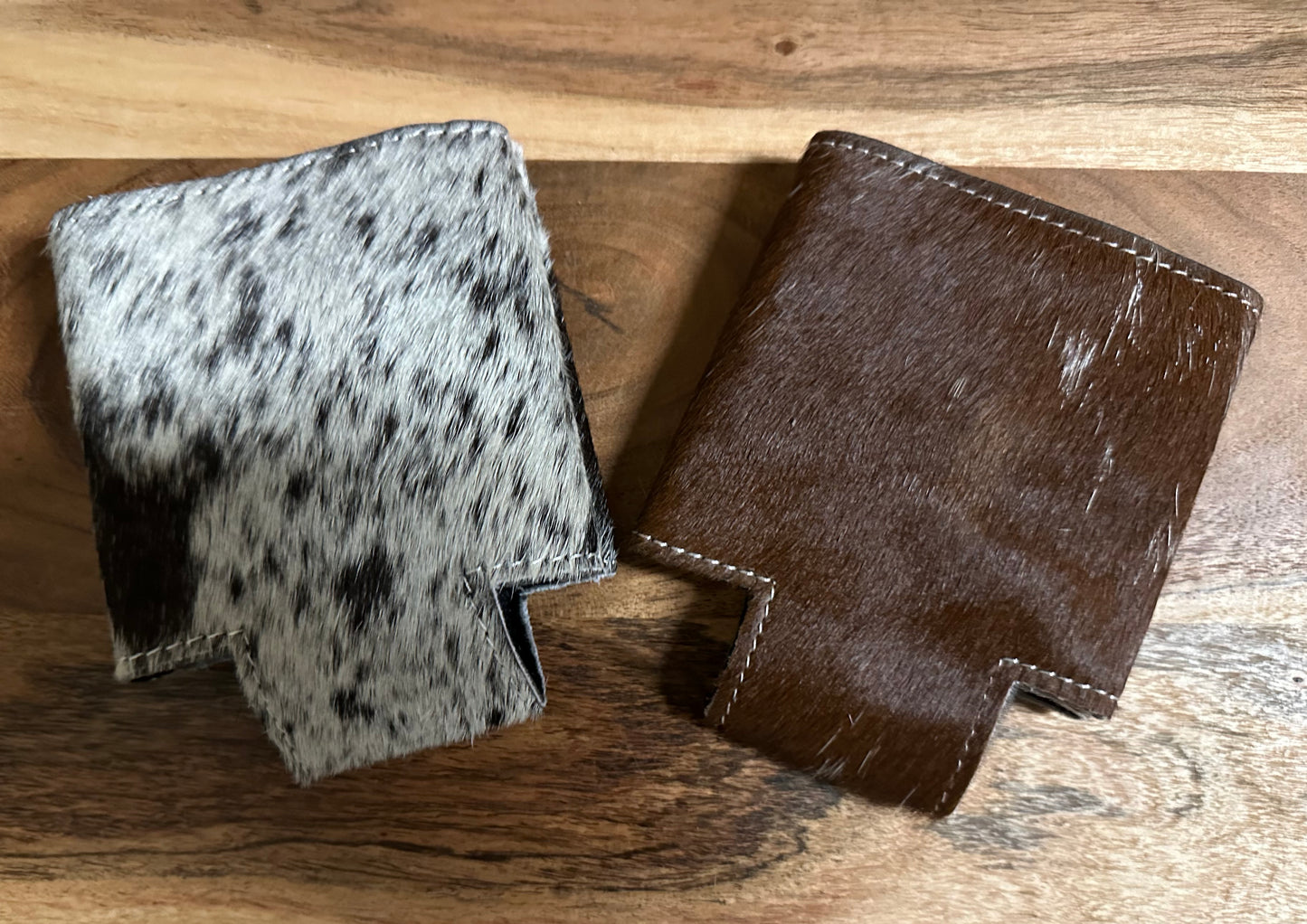 Cowhide koozies