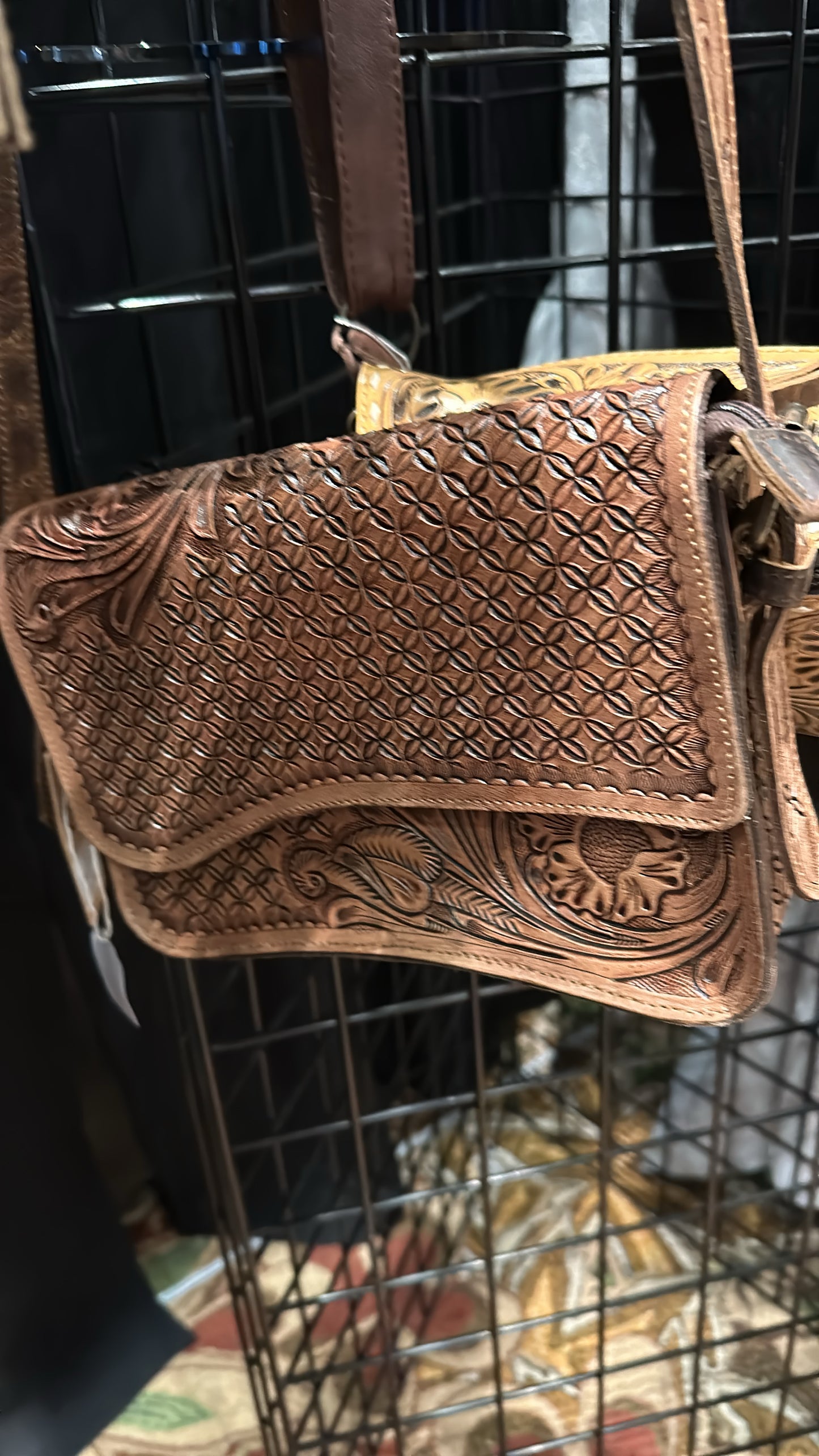 Tooled purse