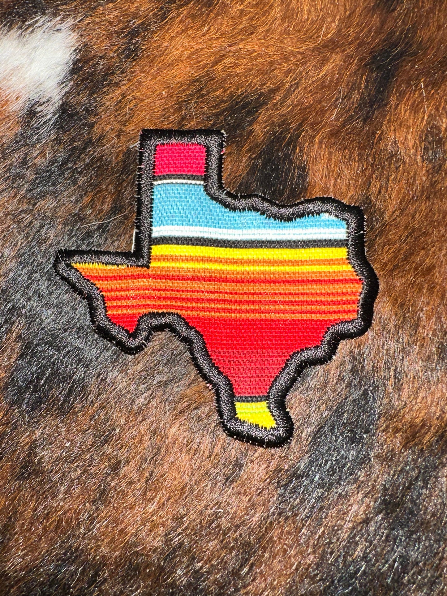 Serape Texas hat patches - Bundle of 10