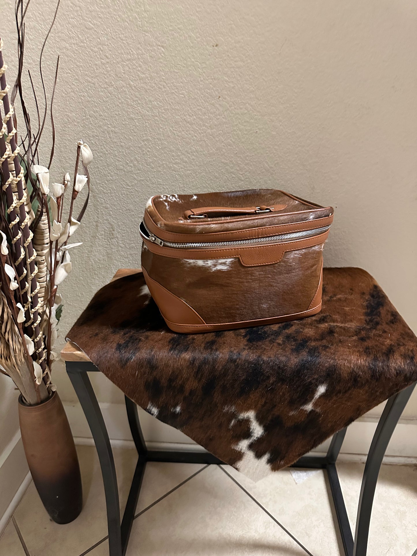 Cowhide Makeup Case Ironing Board Productions